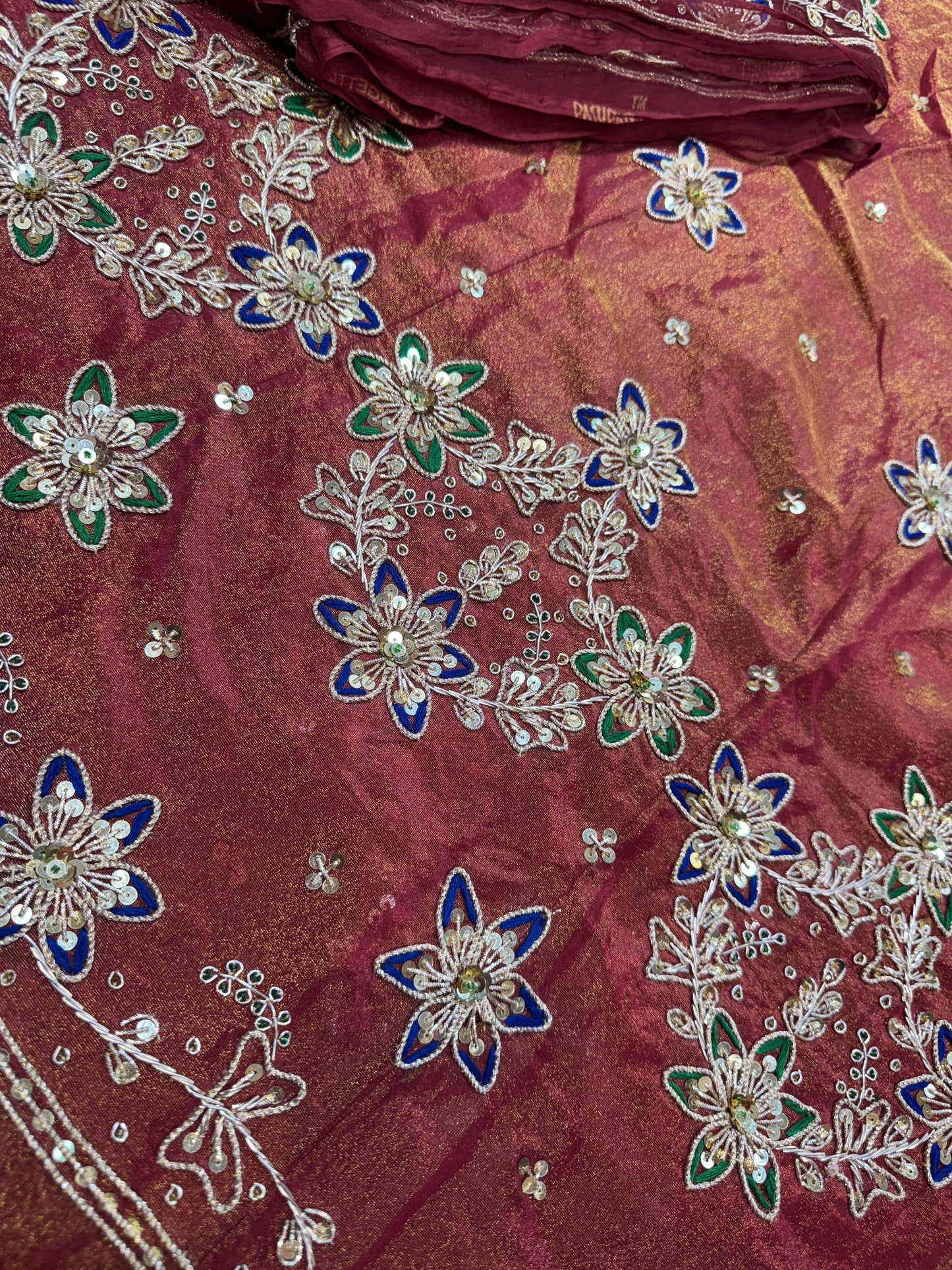 Royal Tissue Rajasthani poshak