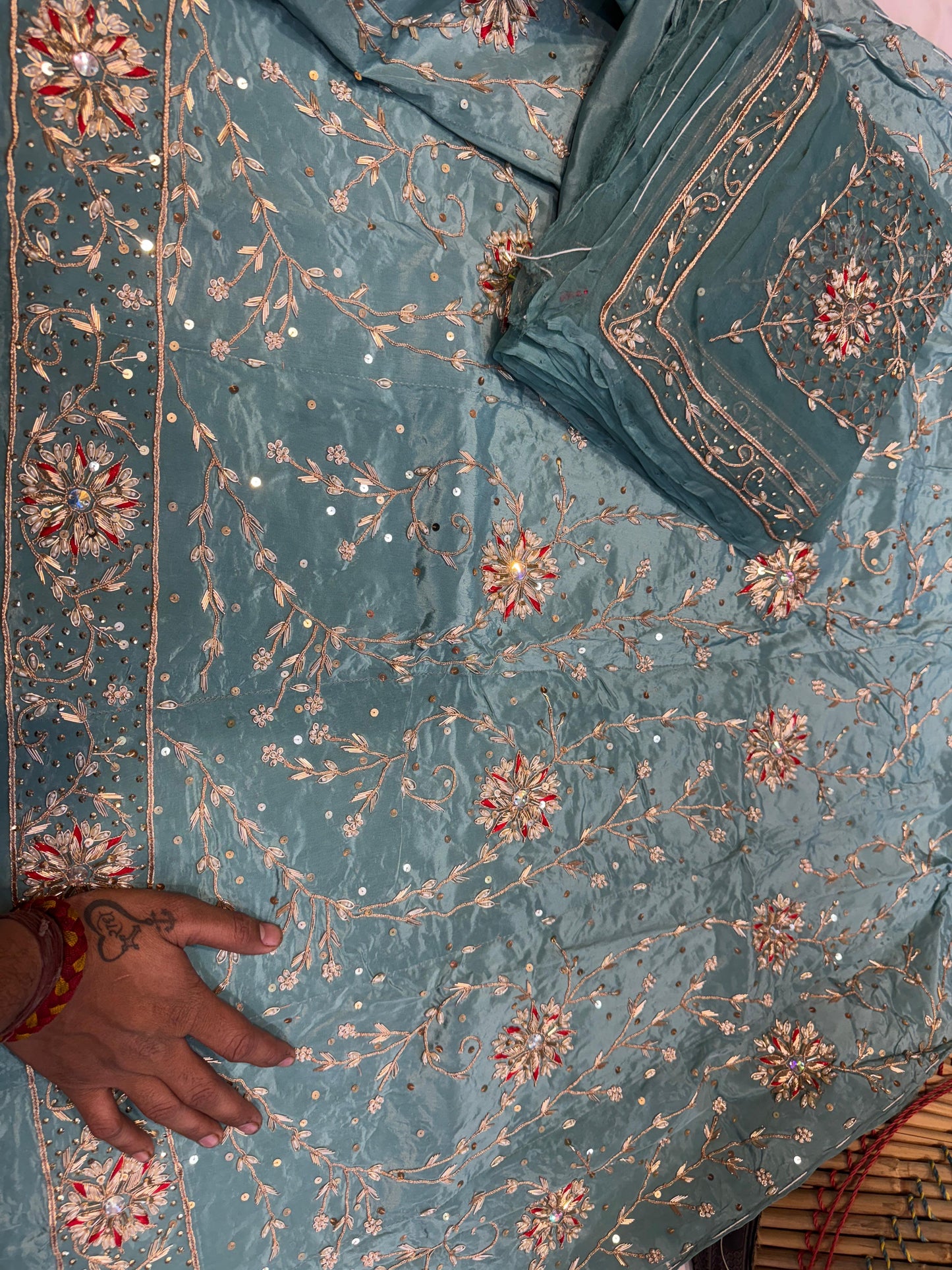 Beautiful handwork royal Rajasthani poshak