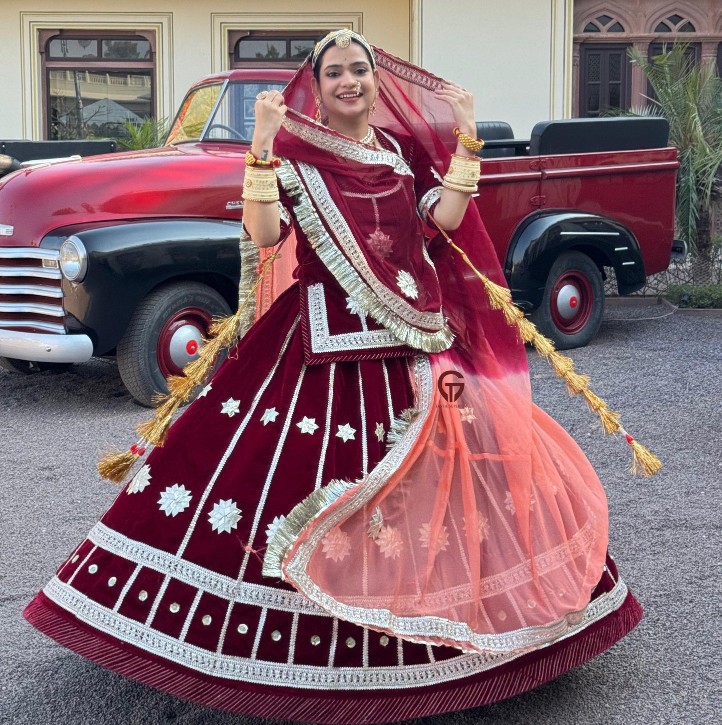 24 KALI FULL HEAVY GHEAR  VELVET POSHAK