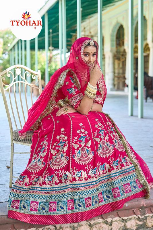 Elegant Partywear Rajasthani poshak