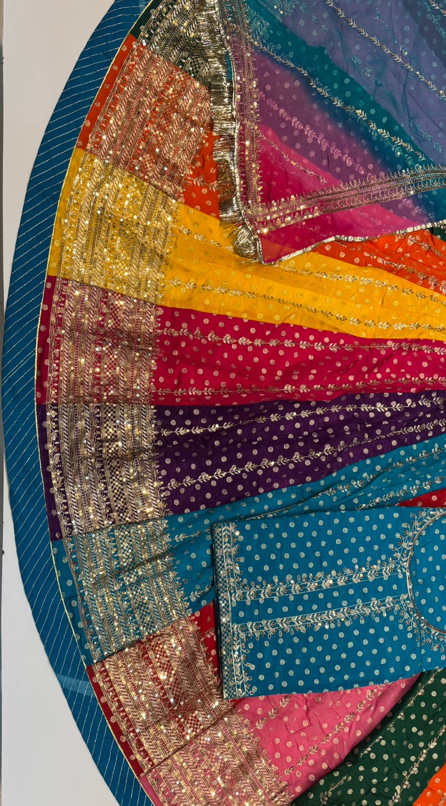 Traditional Multicolour royal Rajasthani poshak  code:kk