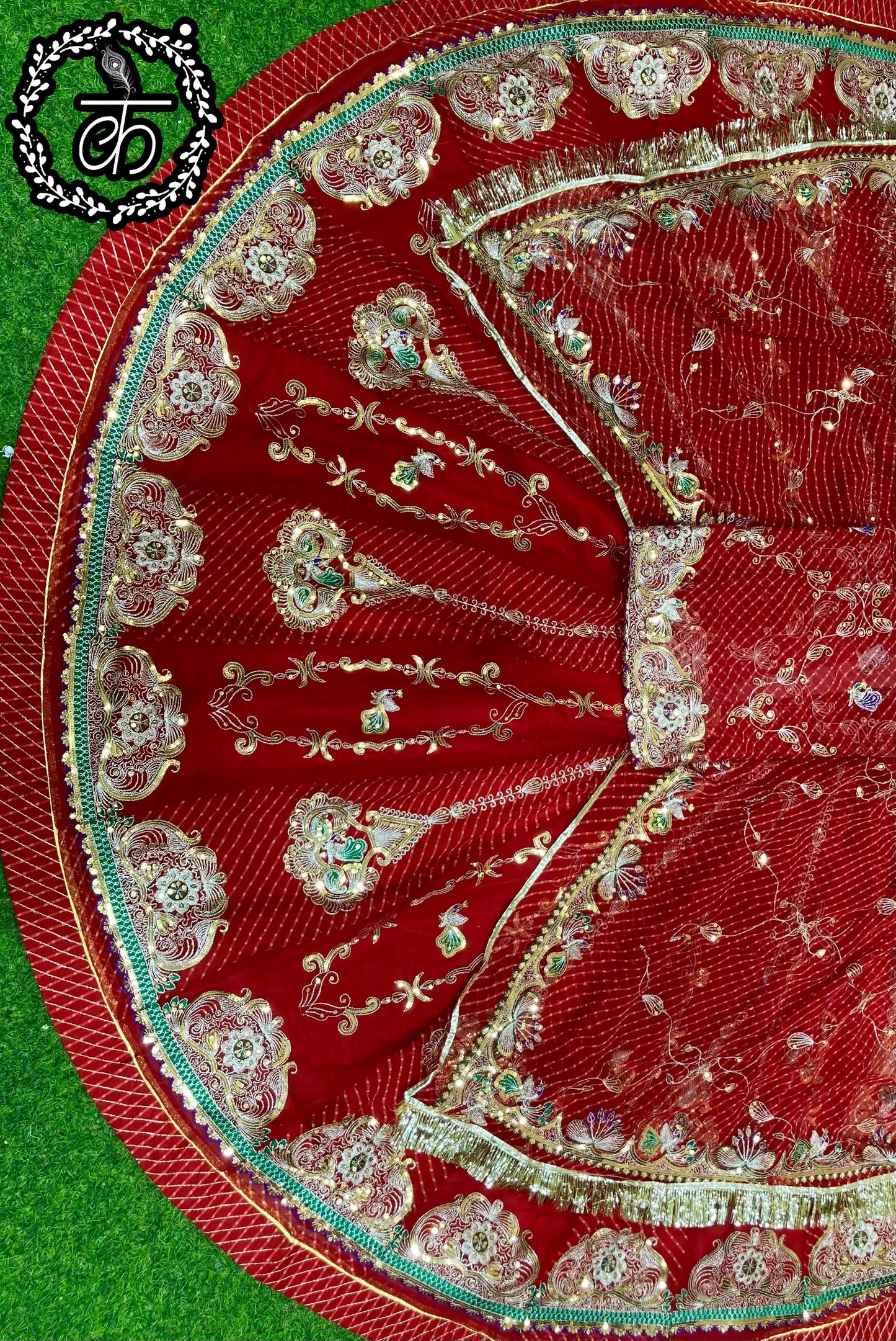 DESIGHNER LEHARIYA BEAUTIFUL POSHAK