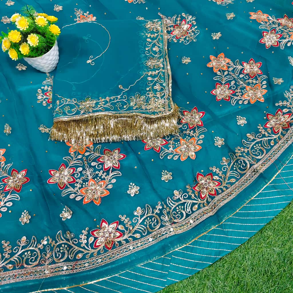 Royal Half Pure Poshak – Elegant Partywear Outfit for Festive Celebrations