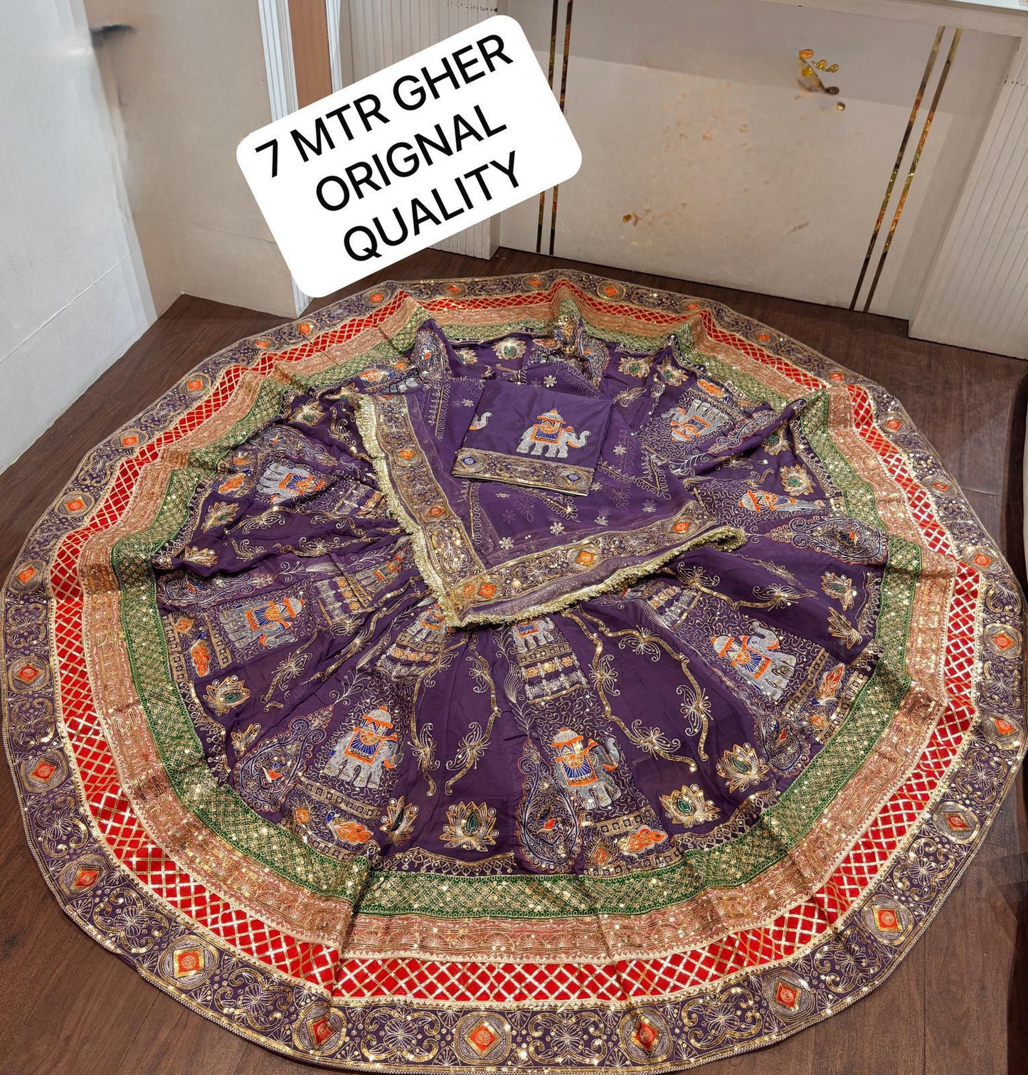 Royal Rajwadi look poshak