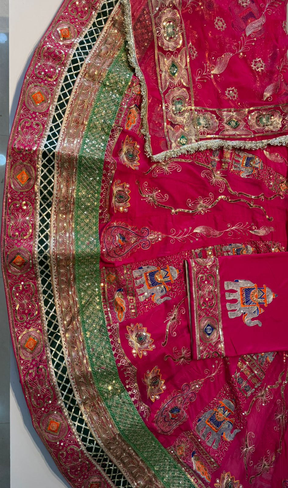 Most trending designer boutique Rajasthani poshak