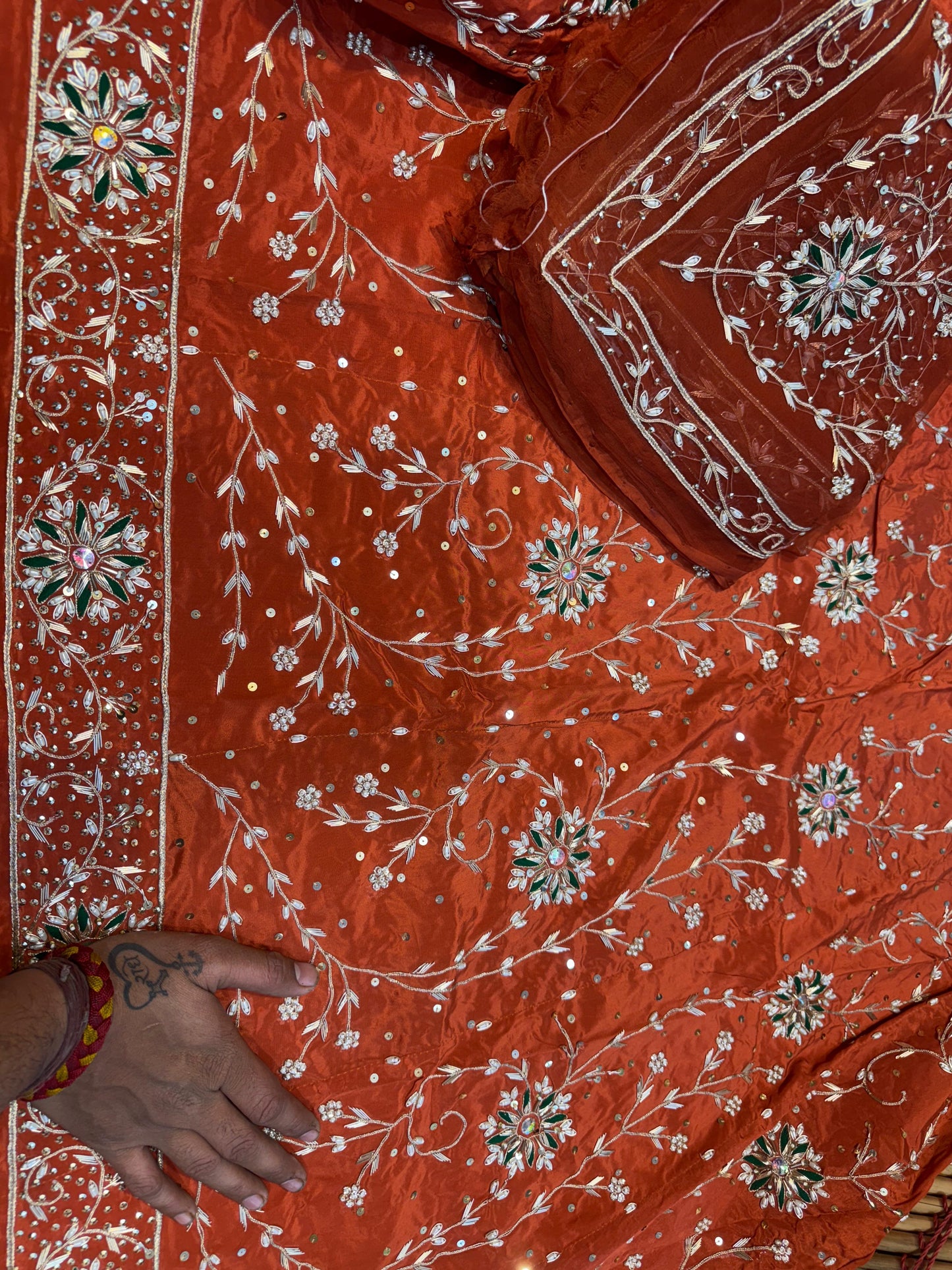 Beautiful handwork royal Rajasthani poshak