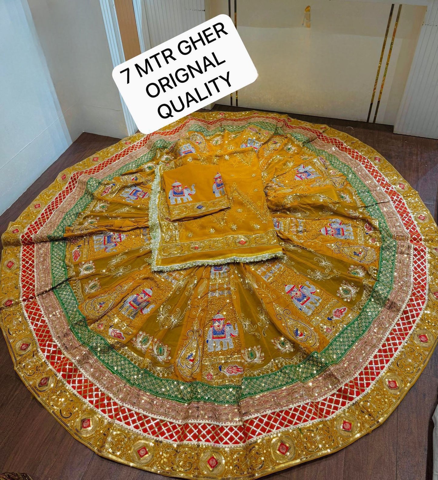 Royal Rajwadi look poshak