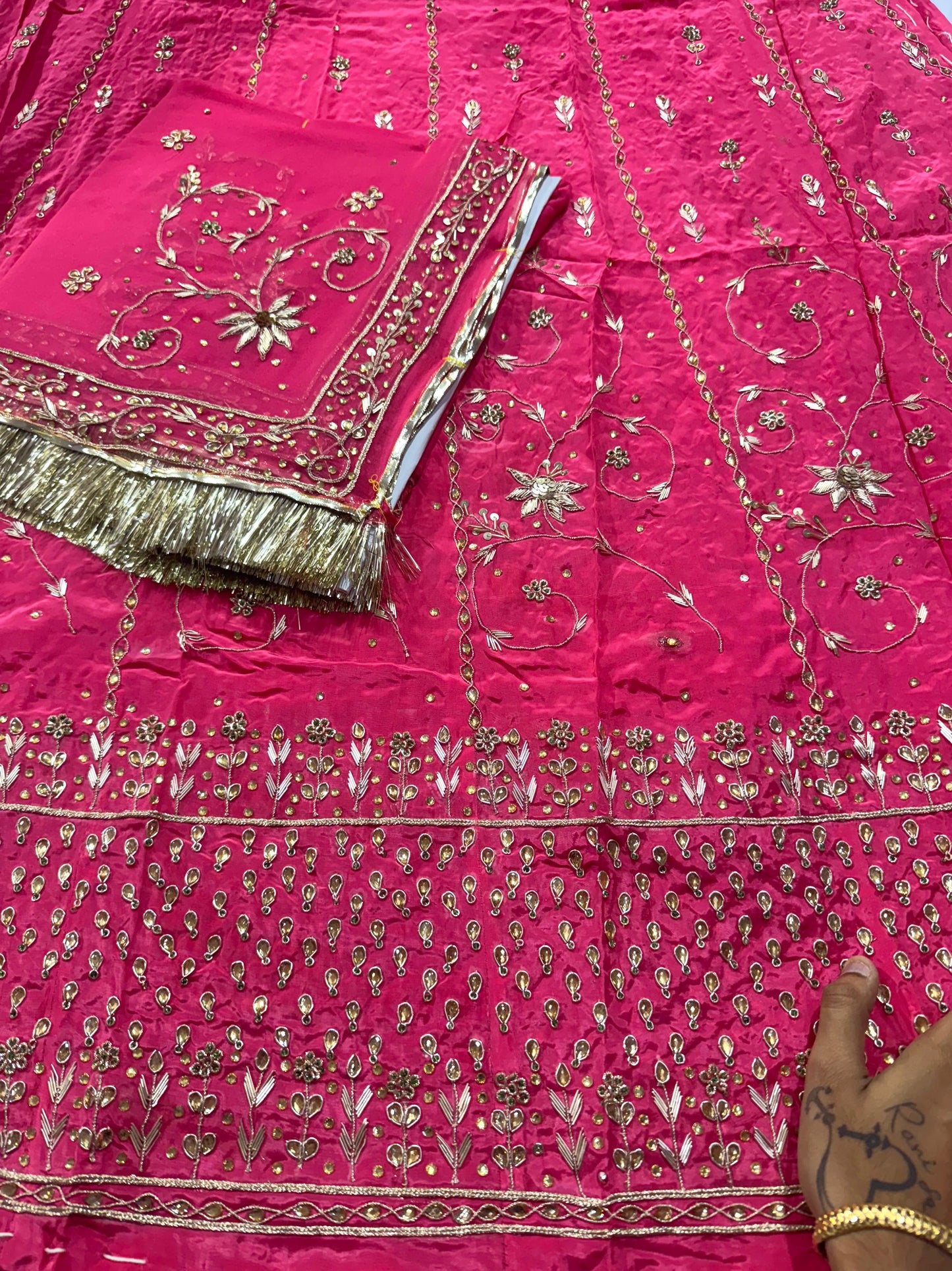 Elegant designer royal Rajasthani poshak