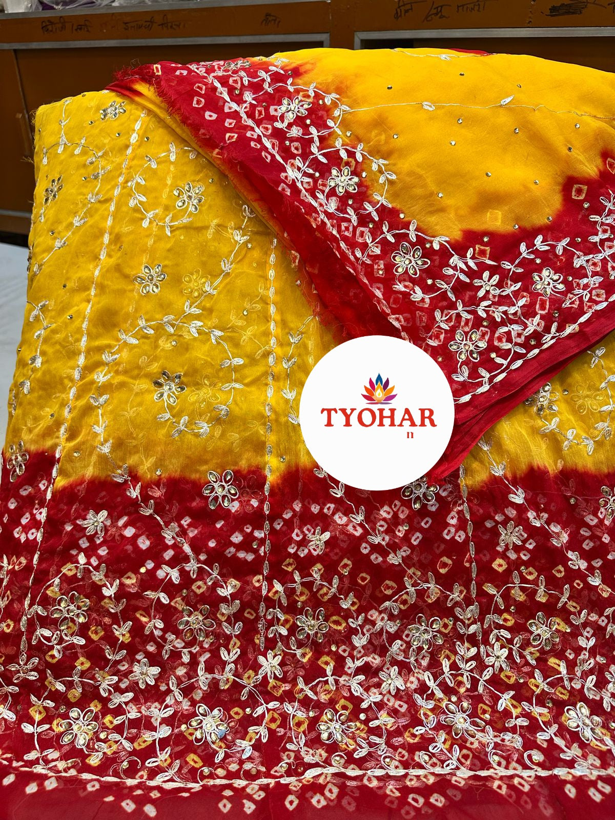 Humrai pure pitan zari handwork Rajasthani poshak