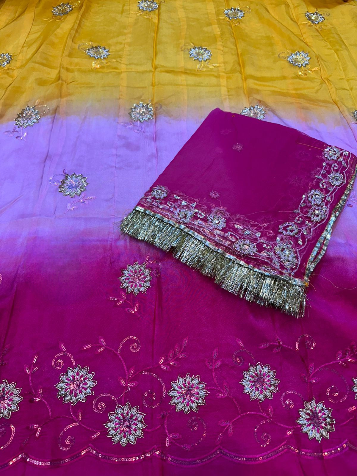 Heavy upada  poshak thakurji pure odhna Elegant Rajputi poshak