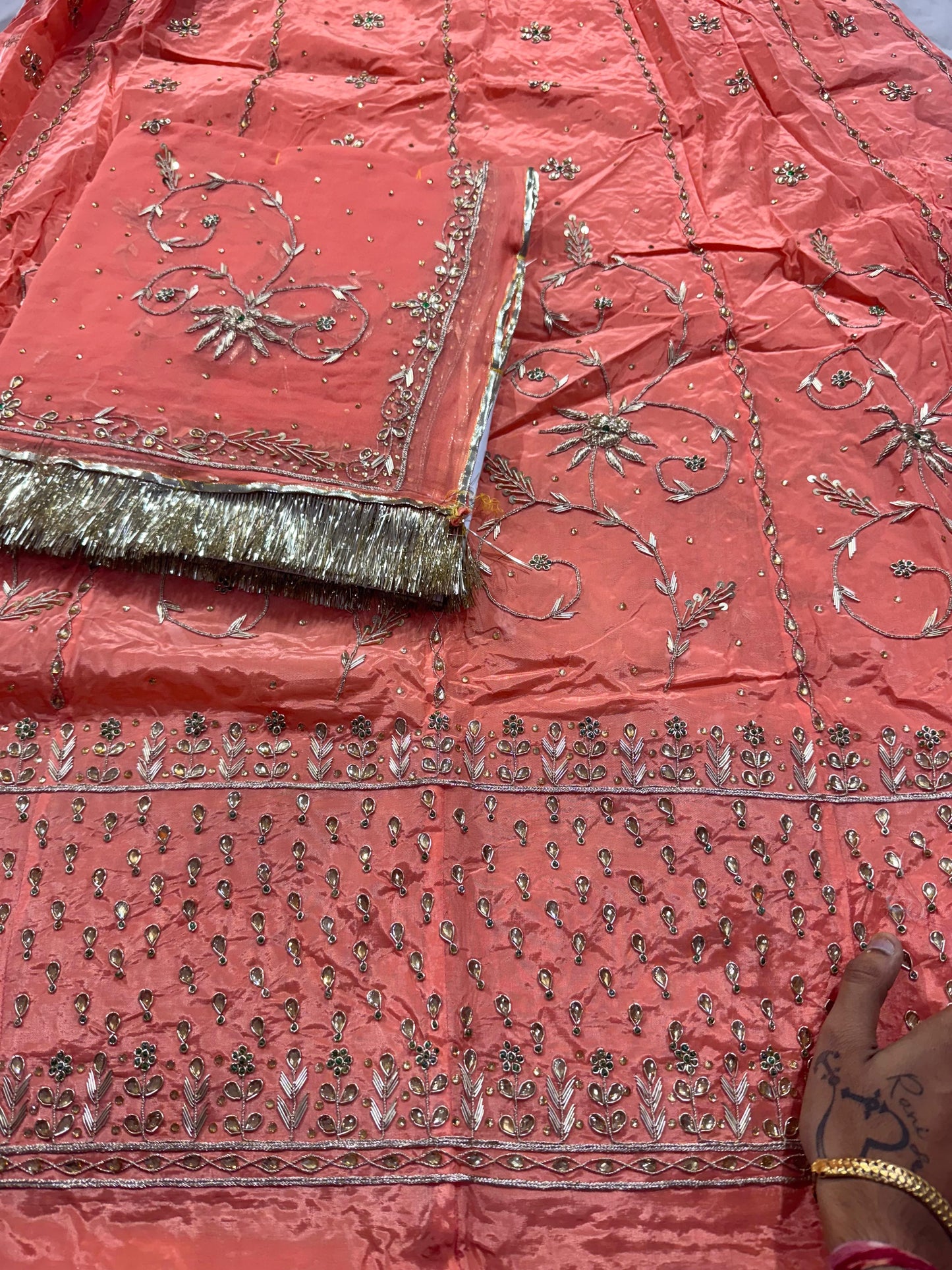 Elegant designer royal Rajasthani poshak