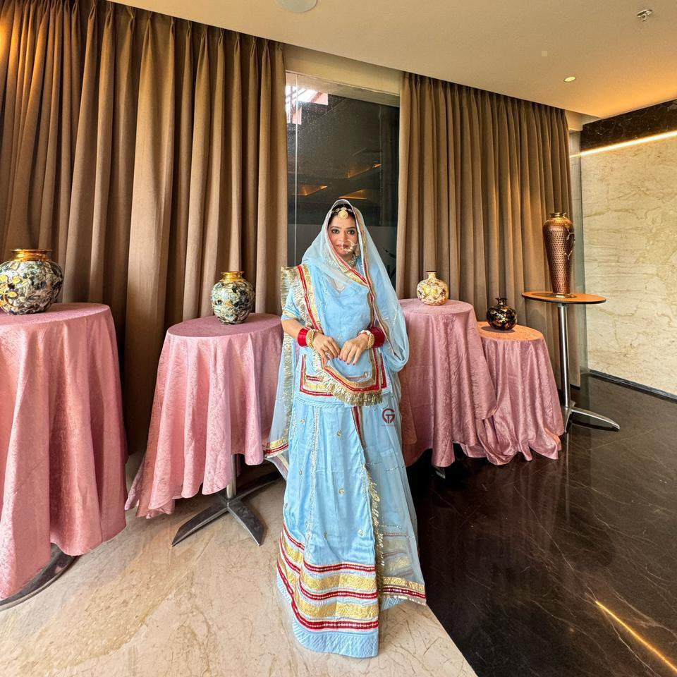 Royal Rajwadi look poshak