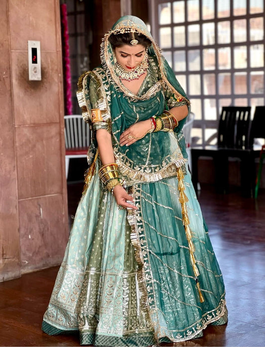 Royal Elegant Partywear Rajputi Poshak