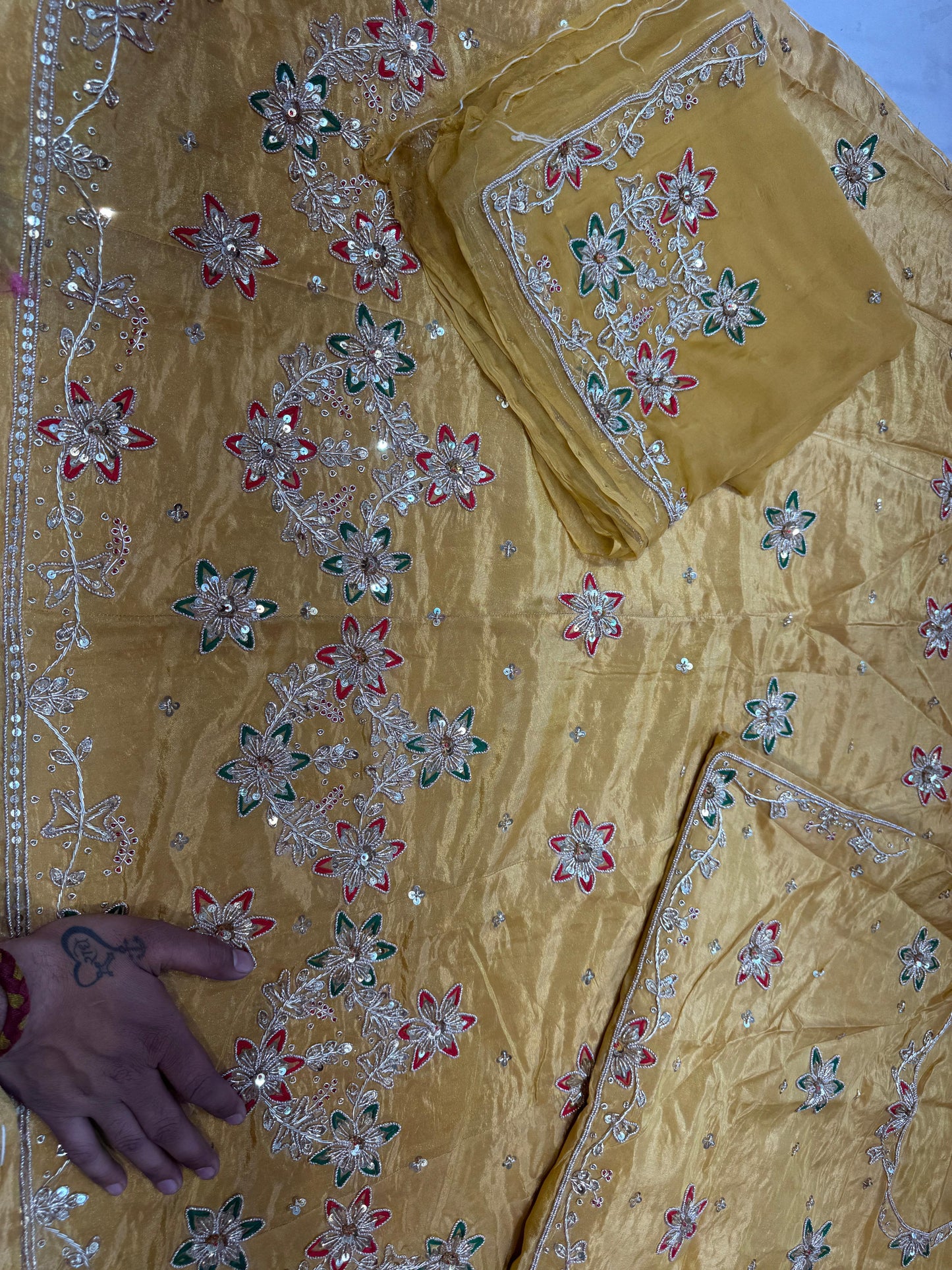 Royal Tissue Rajasthani poshak