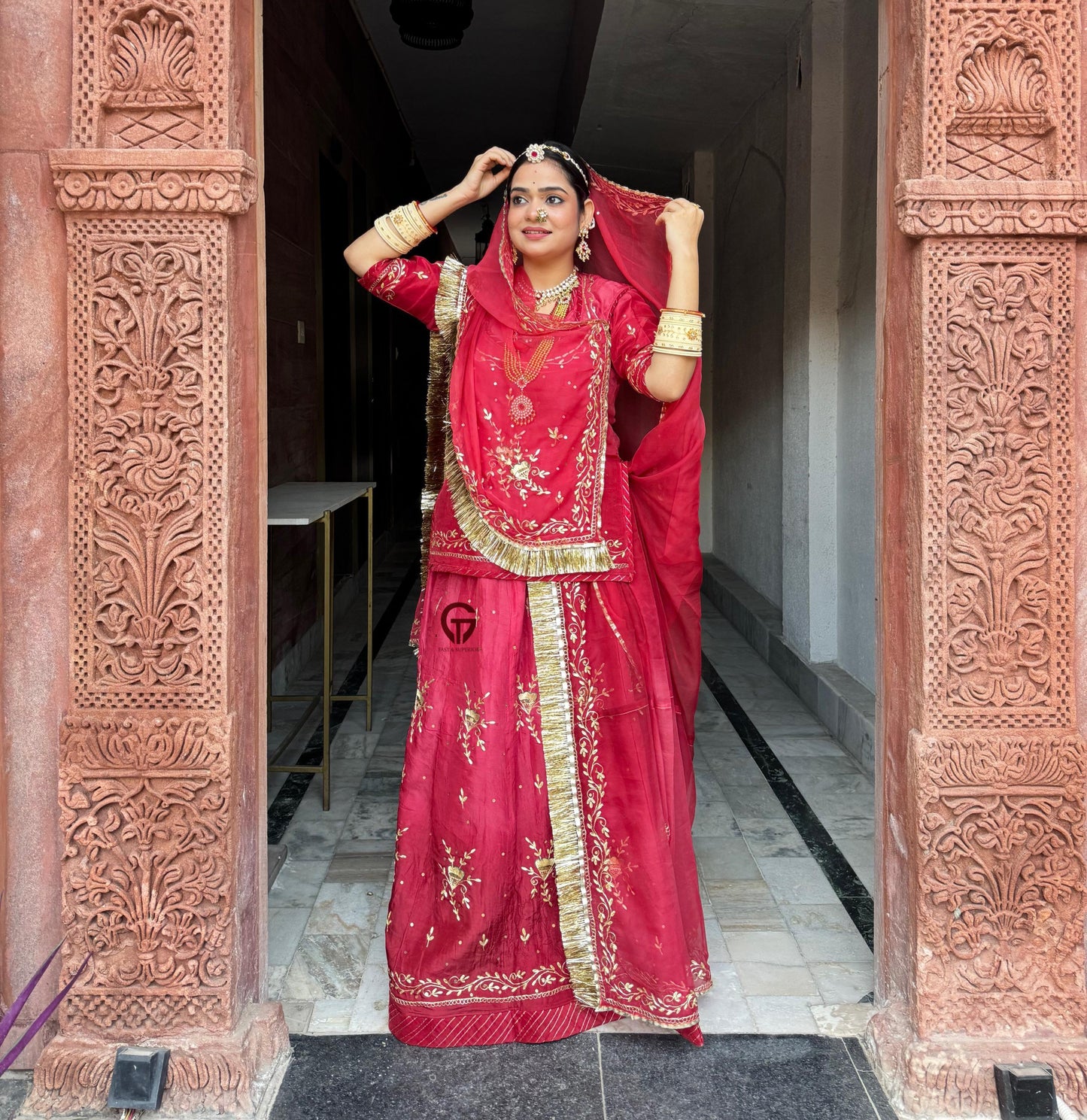 Elegant Partywear Rajasthani poshak