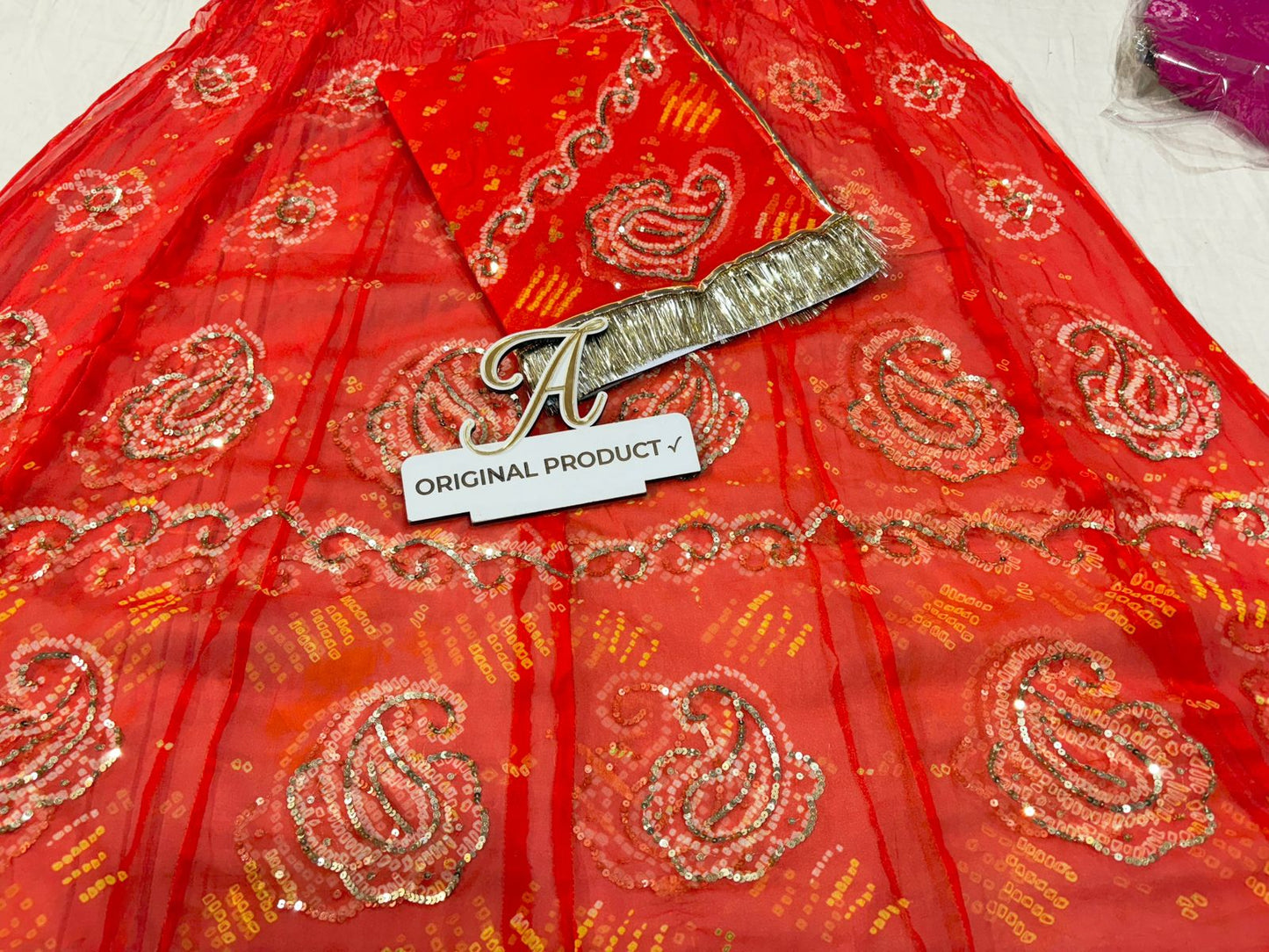 Elegant Thakurji Pure Rai Bandej Poshak – Designer Rajputi Ensemble