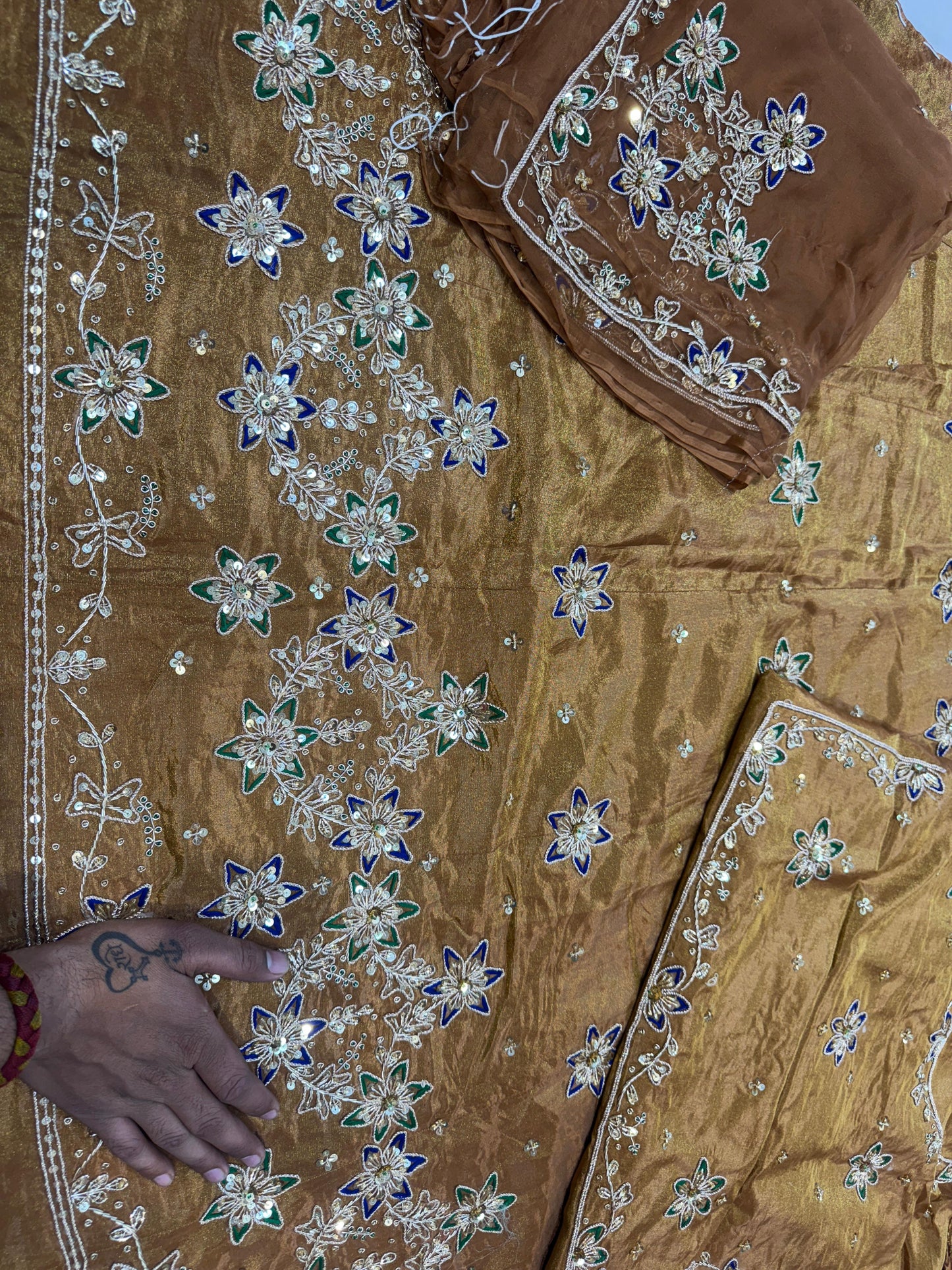 Royal Tissue Rajasthani poshak