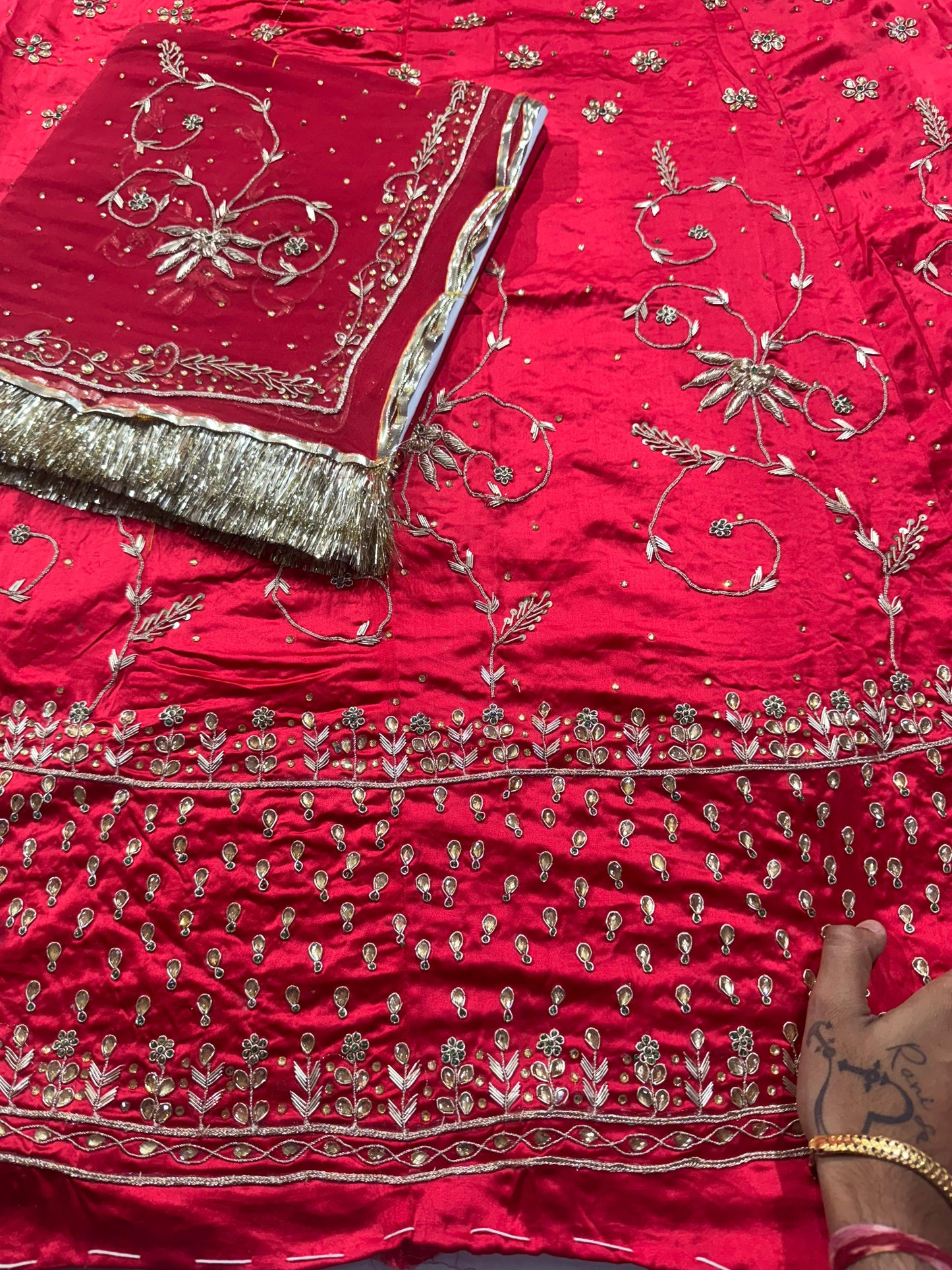 Elegant designer royal Rajasthani poshak