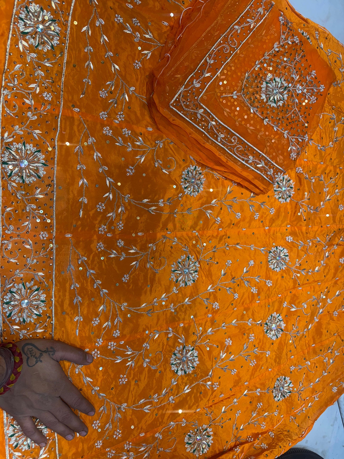 Beautiful handwork royal Rajasthani poshak