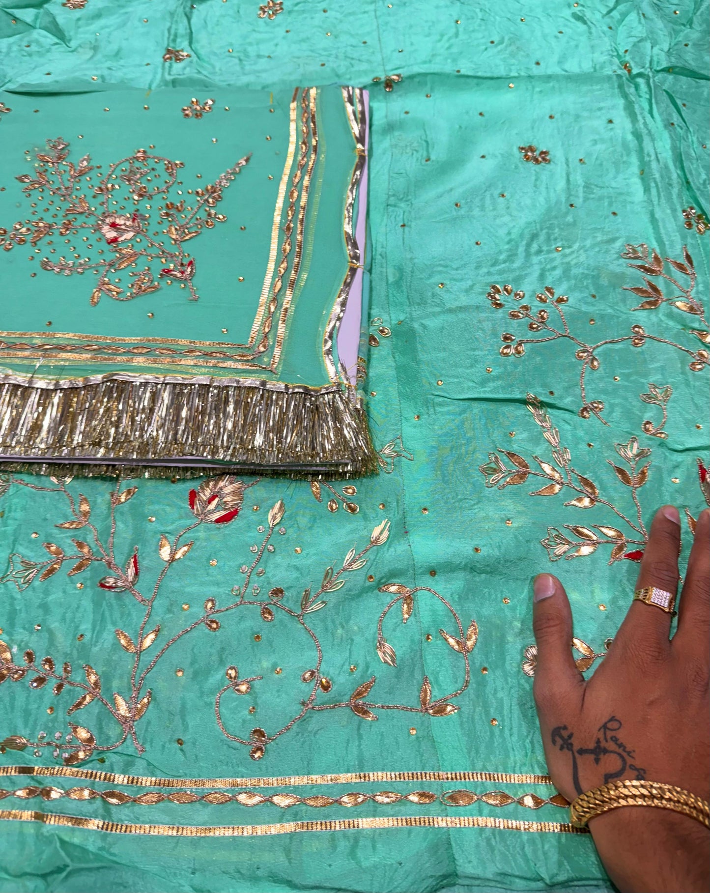 Elegant boutique designer Rajasthani poshak