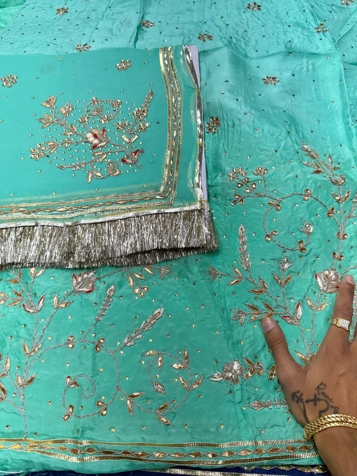 Elegant boutique designer Rajasthani poshak