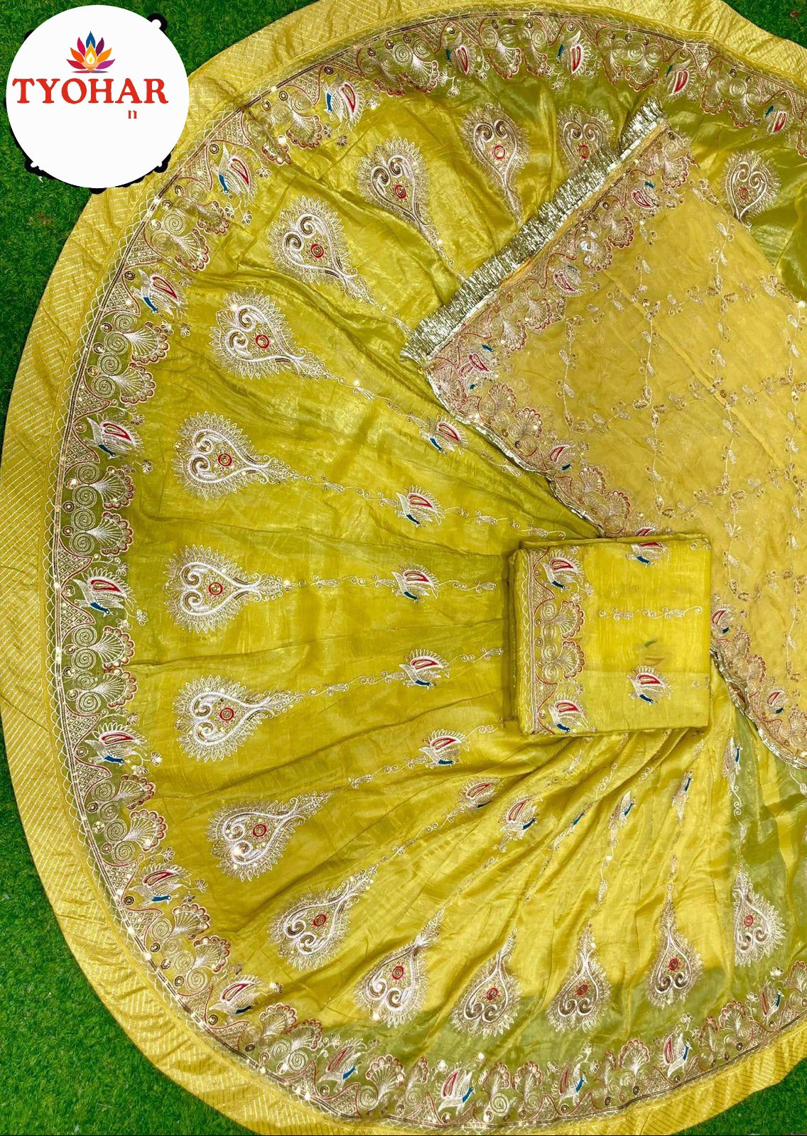 Royal look Handwork Rajputi poshak