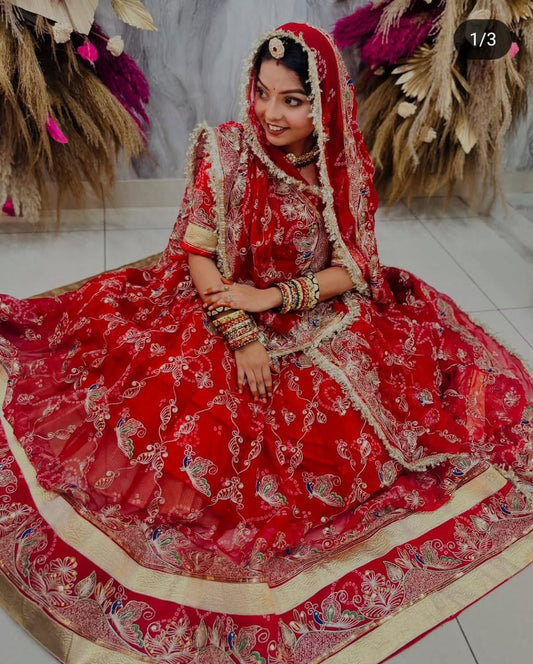 Rai Bhandhej boutique zari work vintage poshak