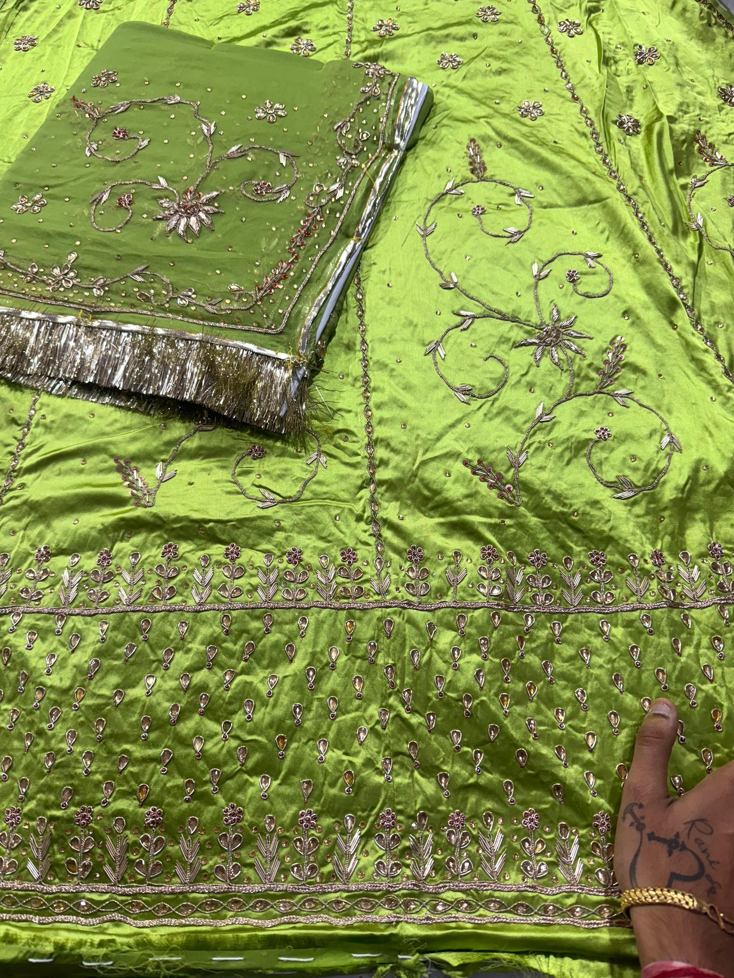 Elegant designer royal Rajasthani poshak