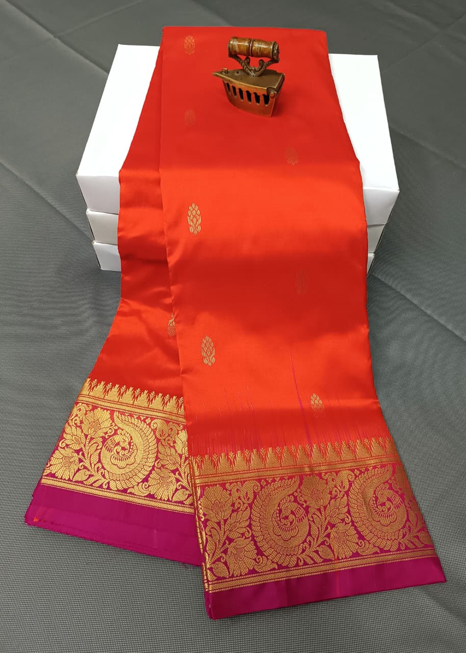 Kohinoor kanjivaram pure silk paithani Saree