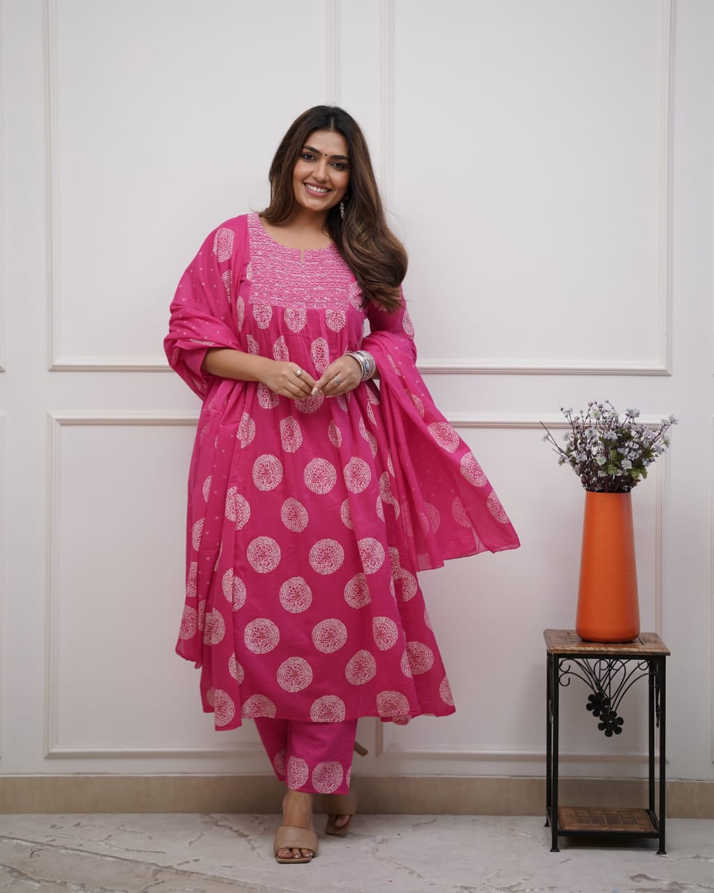 HEAVY FULLY FLAIRD ANARKALI  SUIT SET Size - M L XL XXL 3XL*