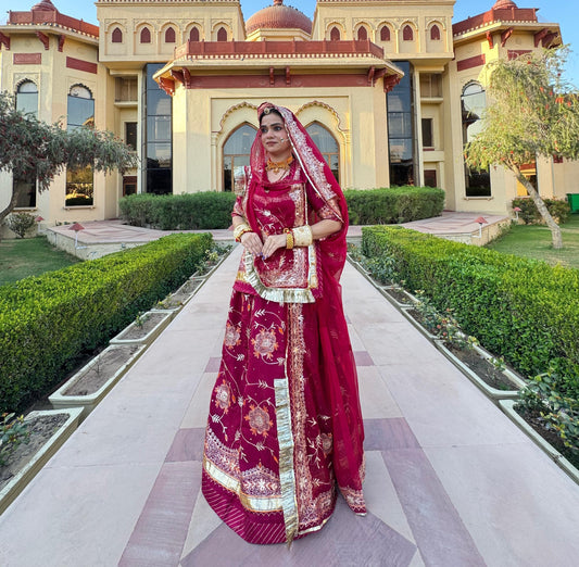 Royal Rajwadi Partywear Rajputi Poshak | Elegant Traditional Attire
