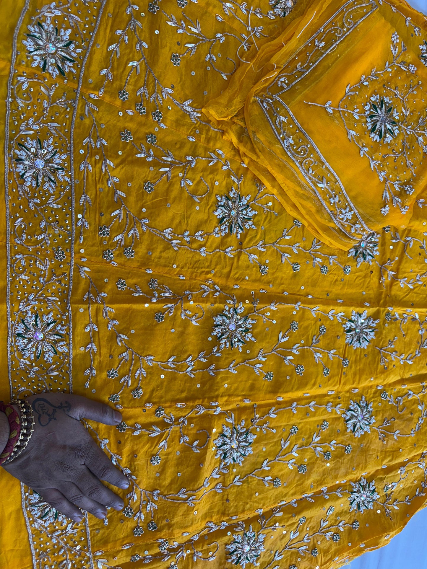 Beautiful handwork royal Rajasthani poshak