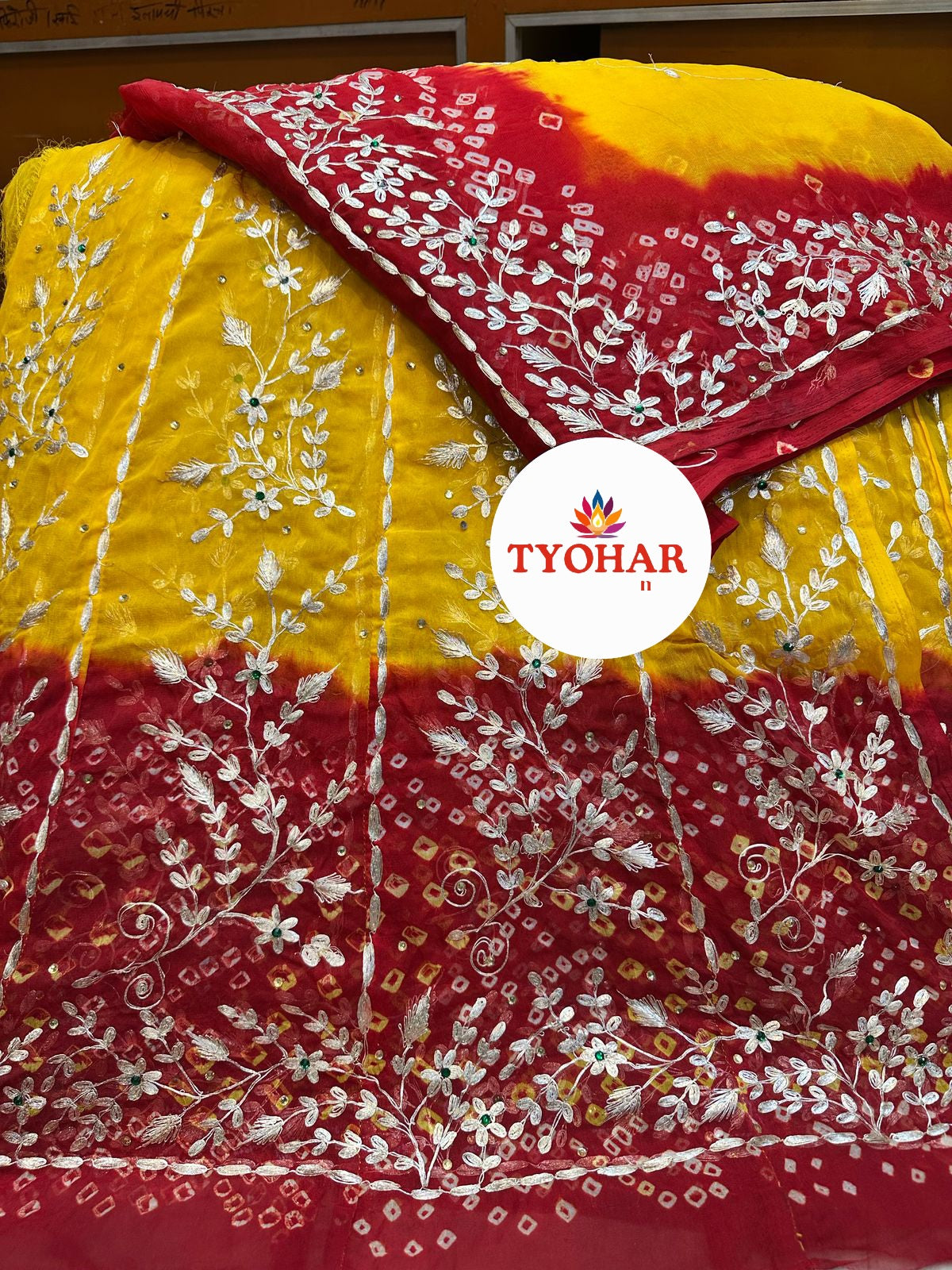 Humrai pure pitan zari handwork Rajasthani poshak