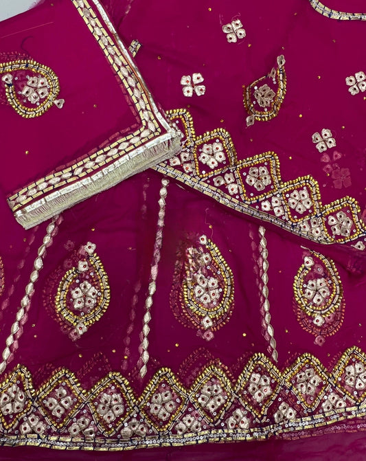 Elegant Partywear Rajasthani poshak