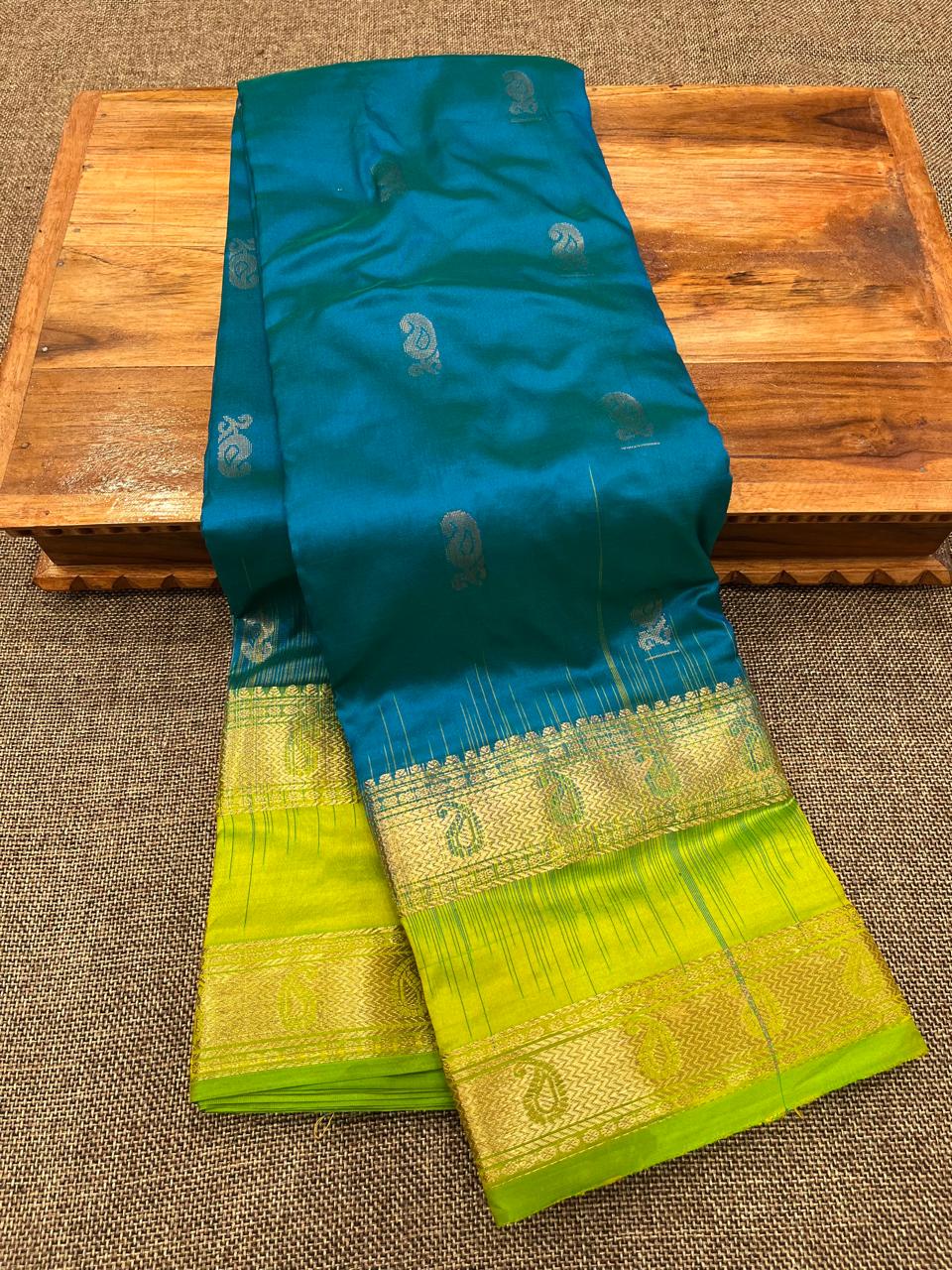 Kanjivaram pure silk paithani saree