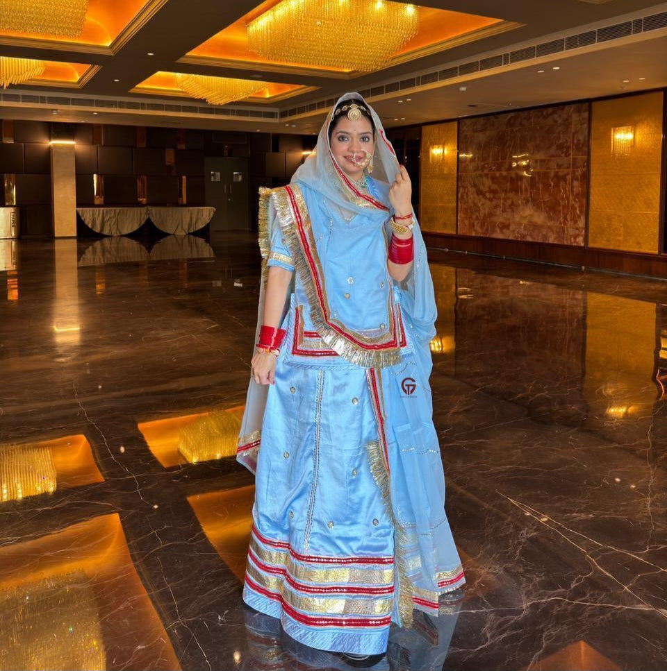 Royal Rajwadi look poshak