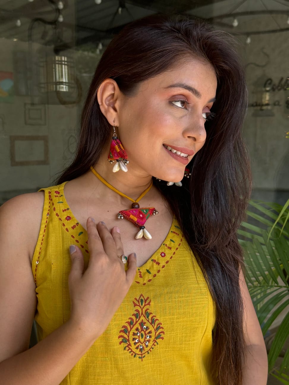 Beautifully Cotton flex cord set kurta set Sizes : 36,38, 40, 42, 44