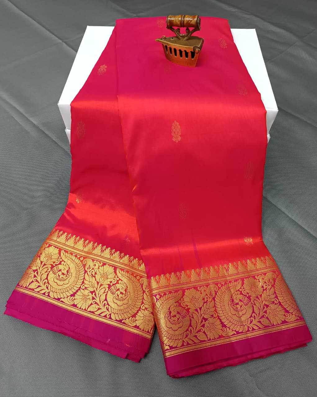 Kohinoor kanjivaram pure silk paithani Saree