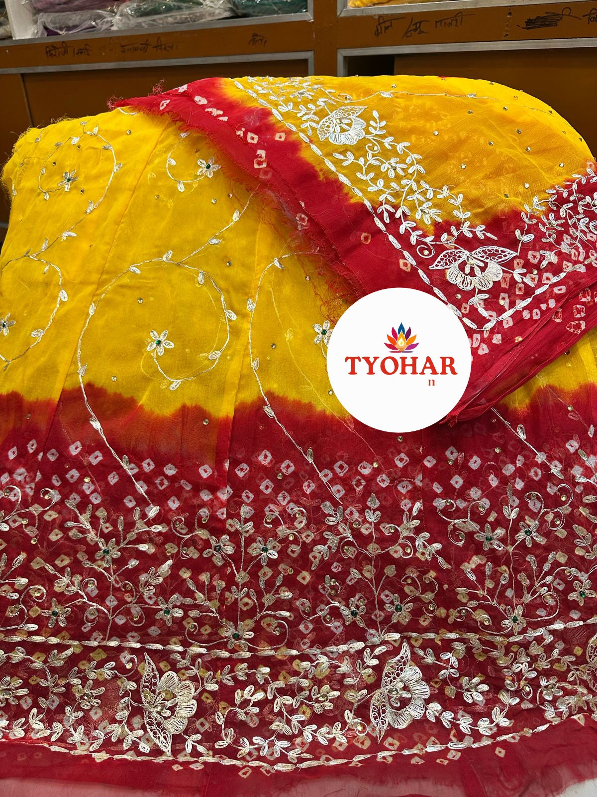 Humrai pure pitan zari handwork Rajasthani poshak