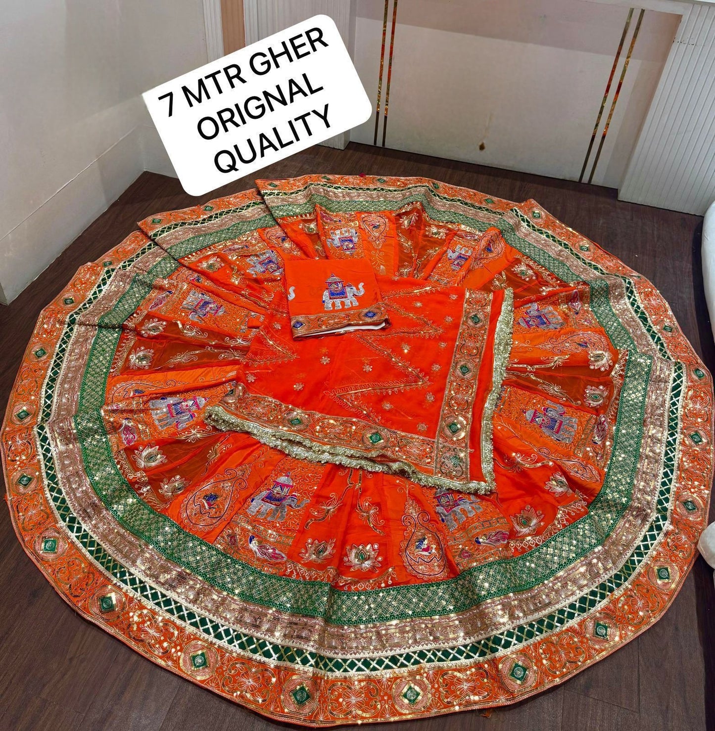 Royal Rajwadi look poshak