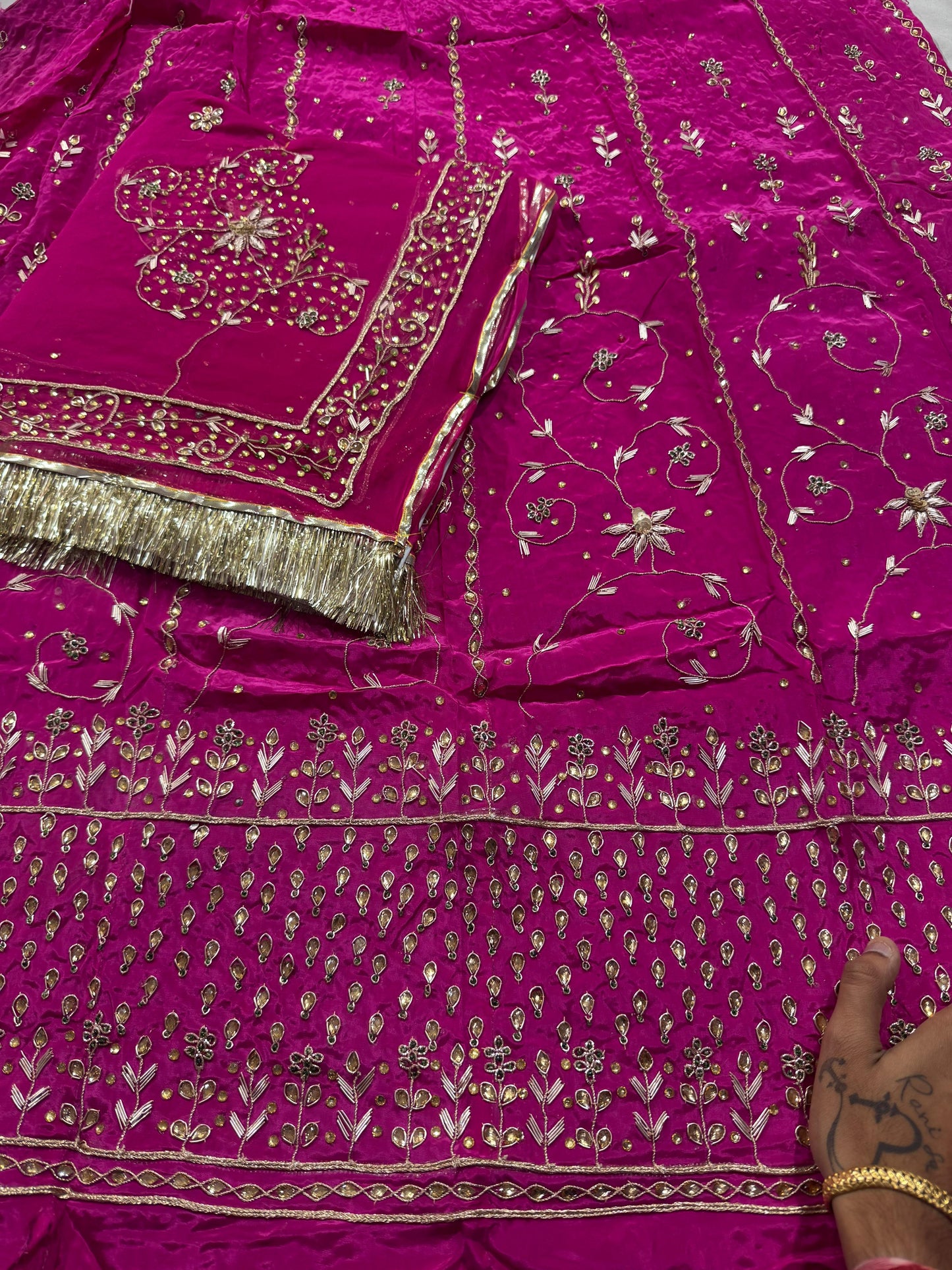 Elegant designer royal Rajasthani poshak