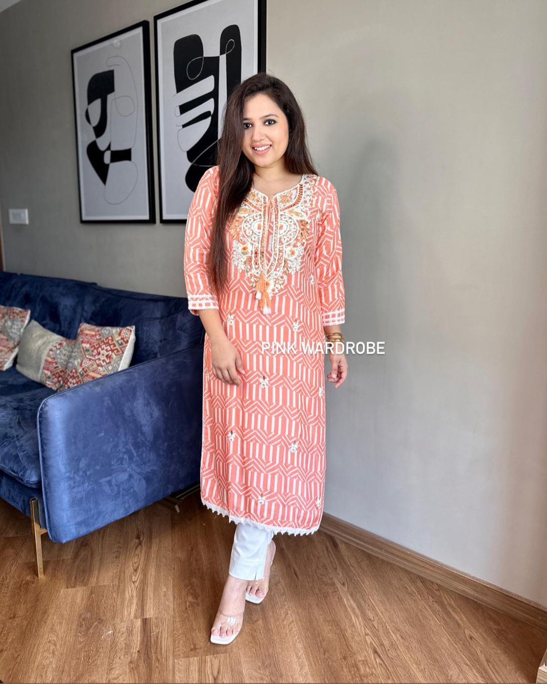 Pure cotton Cord set Kurti set Sizes: M L XL XXL XXXL