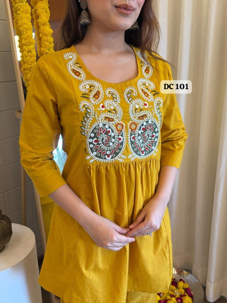 Elegant Embroidered cordset