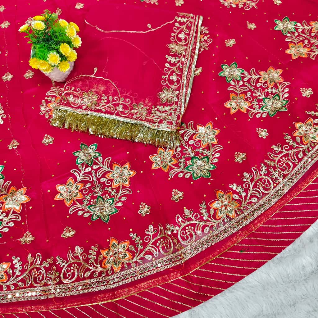 Royal Half Pure Poshak – Elegant Partywear Outfit for Festive Celebrations