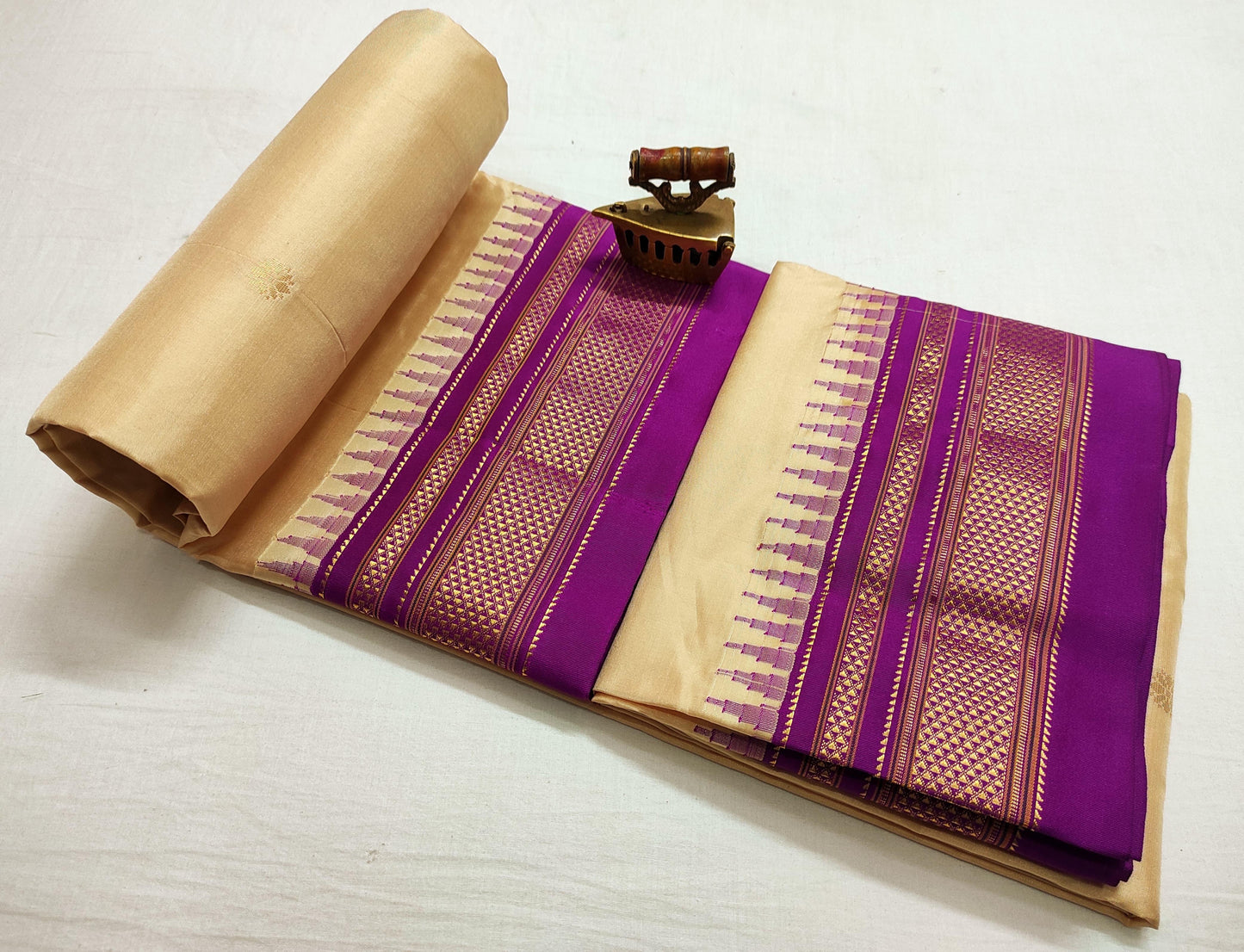 Pure Irkal Paithani saree