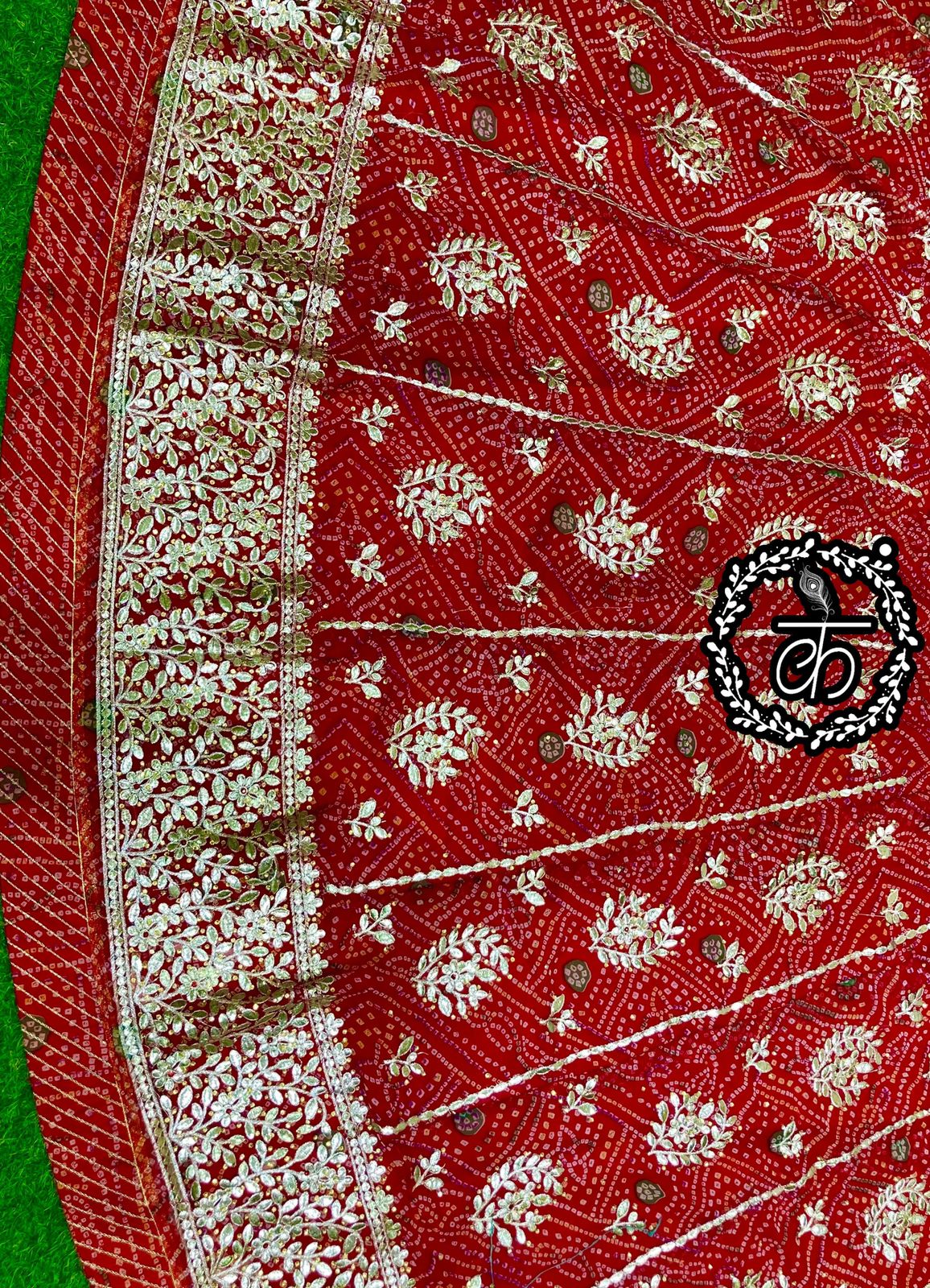 Royal red chunri poshak