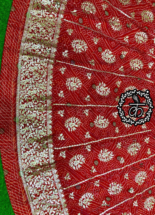 Royal red chunri poshak