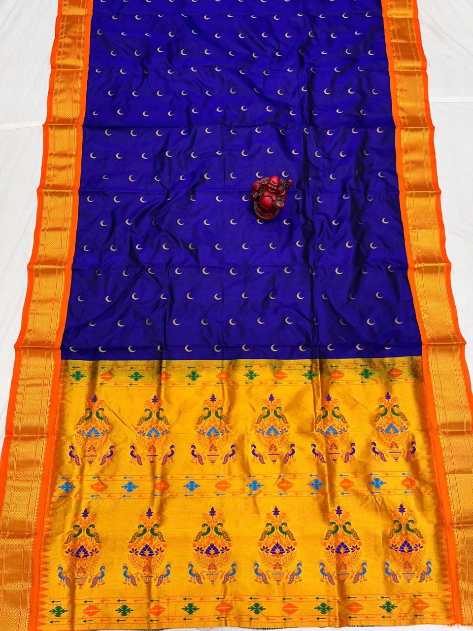 Chandrakor pure silk paithani Saree