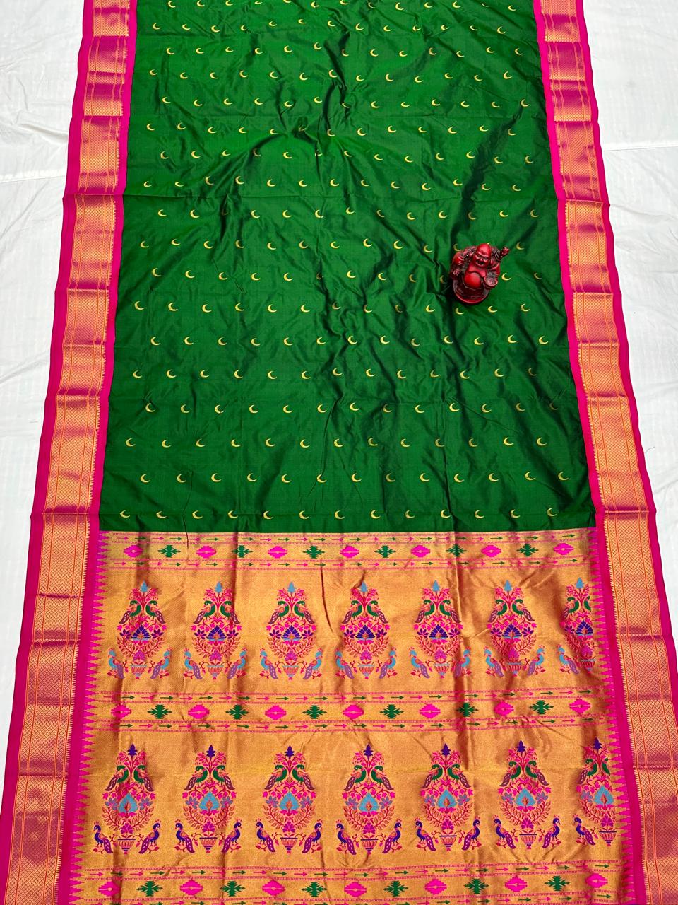 Chandrakor pure silk paithani Saree