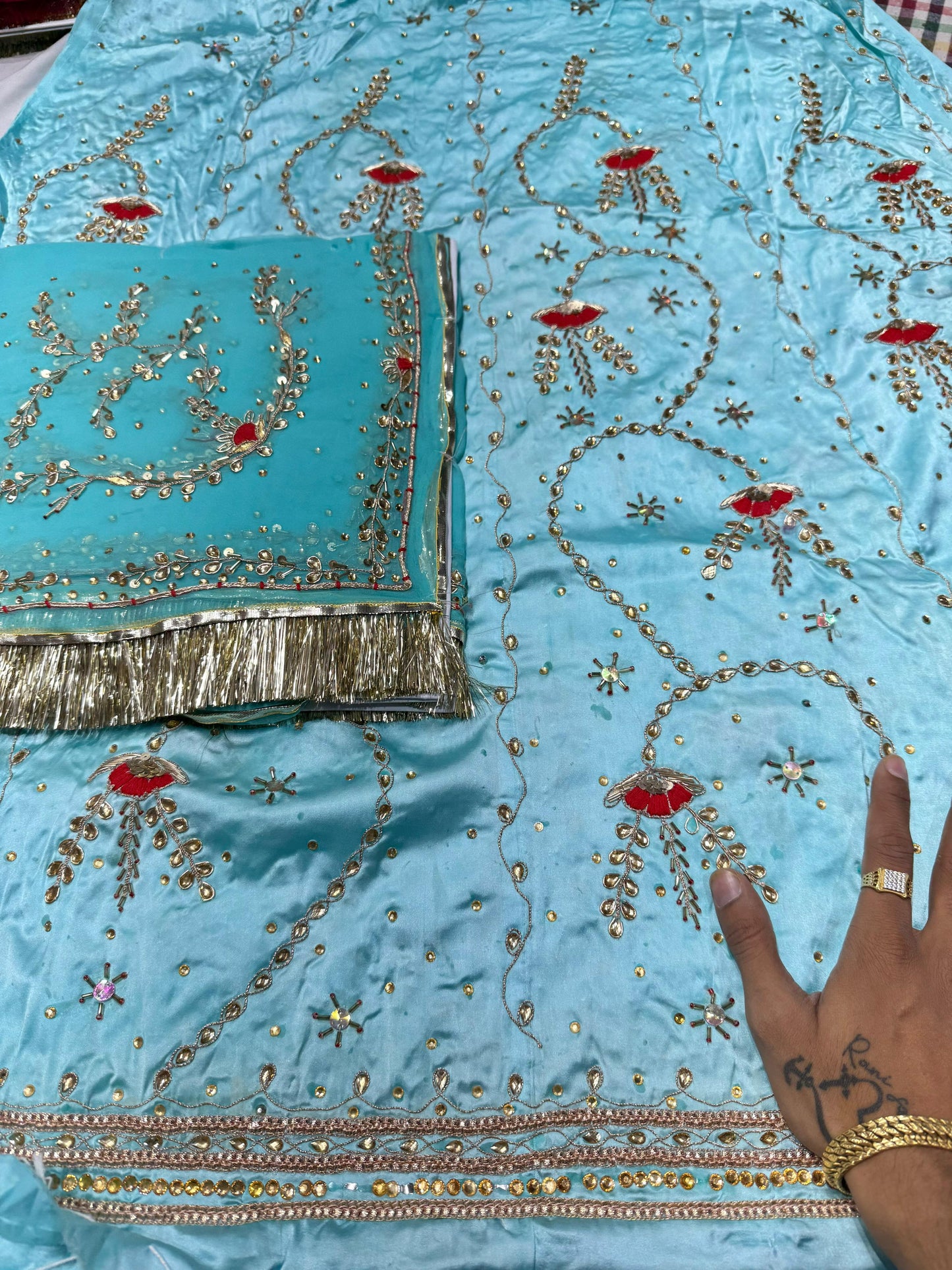 Elegant boutique designer Rajasthani poshak